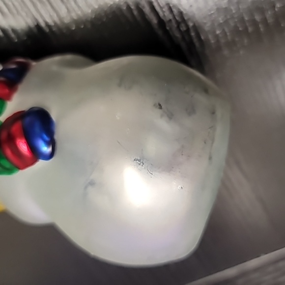 Glass snowman ornament. - Picture 7 of 10